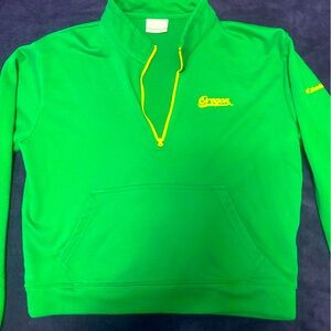 Ladies Oregon Ducks cropped sweat shirt